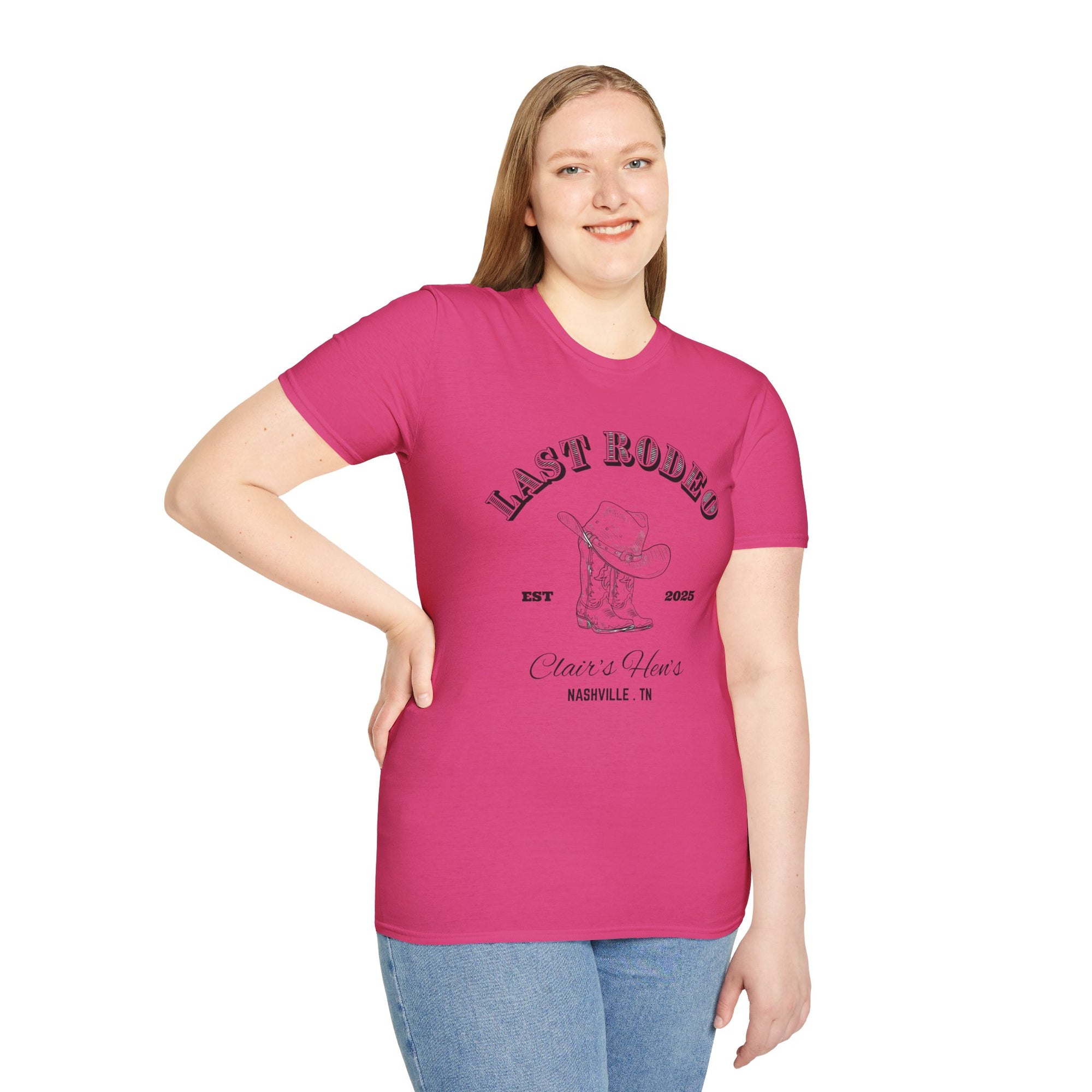 Last Rodeo Unisex Softstyle T-Shirt, Vintage Western Tee, Country Music Shirt, Nashville Souvenir, Festival Apparel