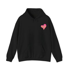 Vibrant Heart Print Hoodie - Funky Sweatshirt for Cozy Days, Perfect for Gifts, Casual Wear, Festivals, and Everyday Comfort