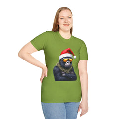 Cool Gorilla Santa T-Shirt | Funny Holiday Tee | Unisex Gift for Christmas, Party Wear, Family Gathering, Casual Style