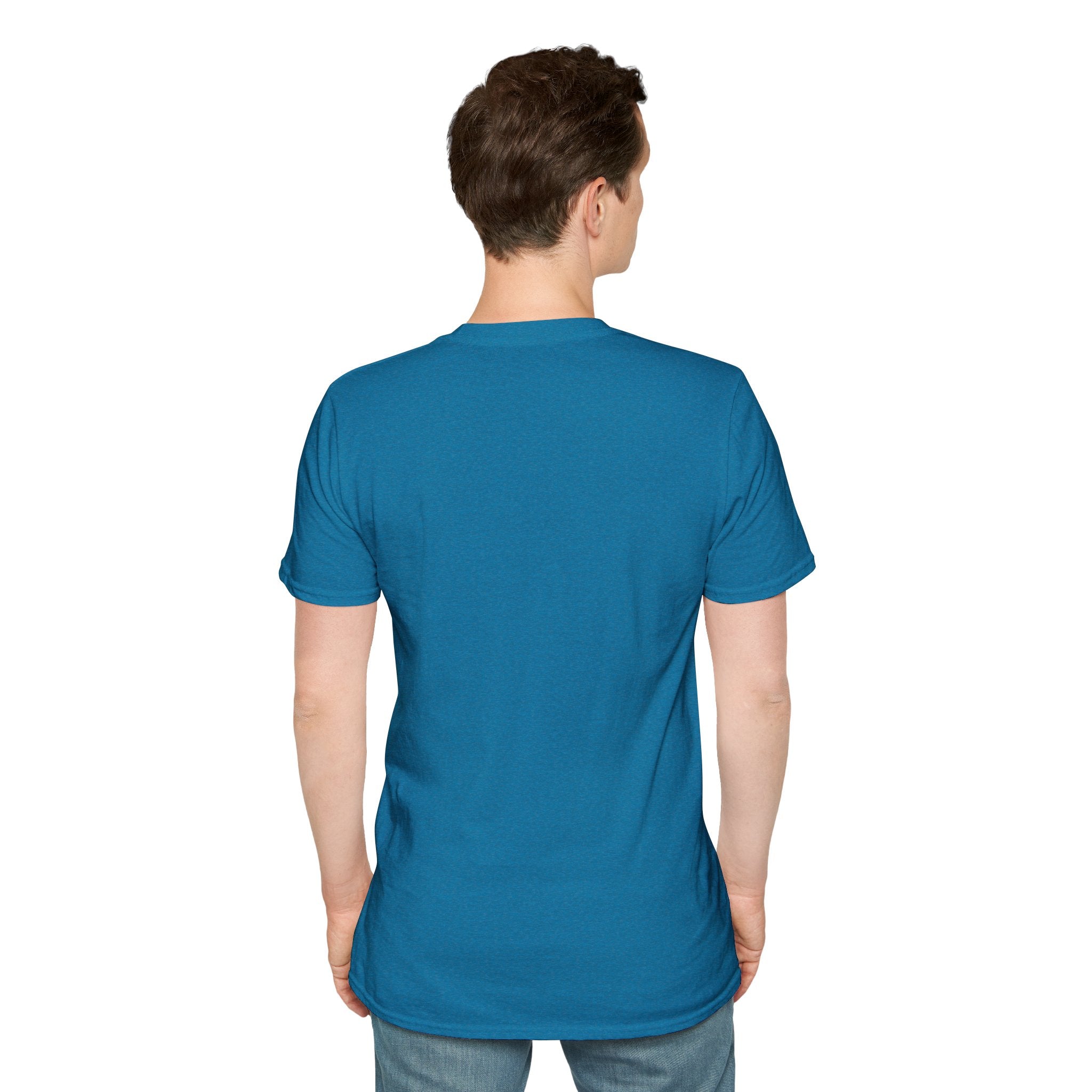 Let's Party Unisex Softstyle T-Shirt, Vibrant Summer Tee, Fun Graphic Shirt, Casual Wear, Birthday Gift, Festival Fashion