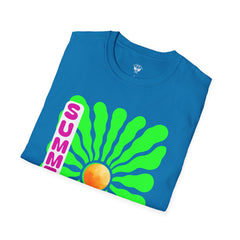 Retro Summer Love T-Shirt | Unisex, Colorful Graphic Tee, Perfect for Festivals, Beach Days, and Summer Celebrations