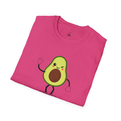 Cute Avocado Tee, Fun T-Shirt for Foodies, Gift for Friends, Cute Apparel, Casual Wear, Summer Outfit