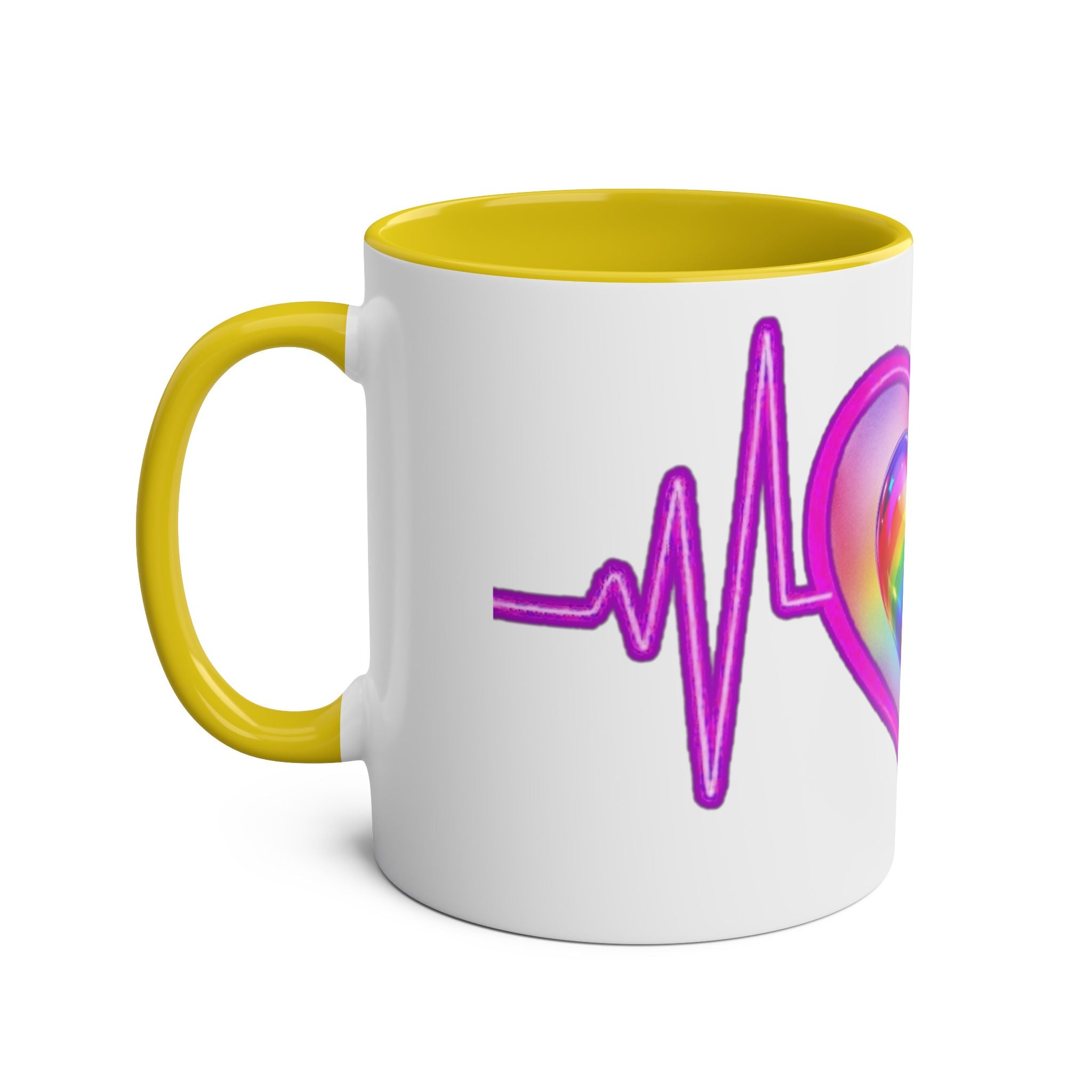 Vibrant Heartbeat Coffee Mug, Rainbow Heart Mug, Colorful Gift for LGBTQ+ Pride, Cute Coffee Cup for Heartfelt Moments, Artistic Mug [...]