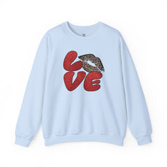 Love Graphic Sweatshirt, Cozy Crewneck for Couples, Valentine's Day Gift, Trendy Casual Wear, Fashionable Lounge Top