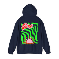 Colorful Party-Themed Hooded Sweatshirt – Perfect for Celebrations, Casual Wear, Gifts, Festivals, Unisex Style