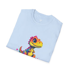 Cute Dinosaur T-Shirt, Fun Graphic Tee, Kids Birthday Gift, Dino Lover Apparel, Unisex Casual Wear