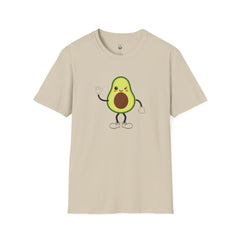 Cute Avocado Tee, Fun T-Shirt for Foodies, Gift for Friends, Cute Apparel, Casual Wear, Summer Outfit