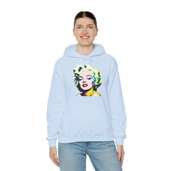 Colorful Marilyn Monroe Sweatshirt, Retro Hoodie, Pop Art Sweater, Unisex Lounge Wear, Gift for Art Lovers, Fashion Statement