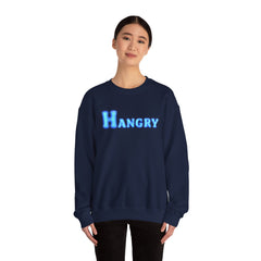 Cozy Hangry Crewneck Sweatshirt, Perfect for Food Lovers, Casual Wear, Gift for Friends, Cozy Style, Everyday Comfort