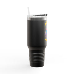 Colorful Messy Bug Insulated Travel Mug - 40oz