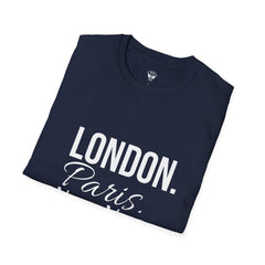 City Life Unisex T-Shirt - London, Paris, New York Deal Graphic Tee, Travel Fashion, Urban Style, Gift for Wanderlust, Streetwear