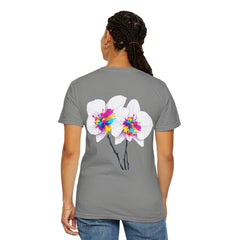 Flower  Unisex Party T-Shirt - Bright & Fun Graphic Tee for Celebrations, Summer Events, Festivals, Birthdays, Casual Wear