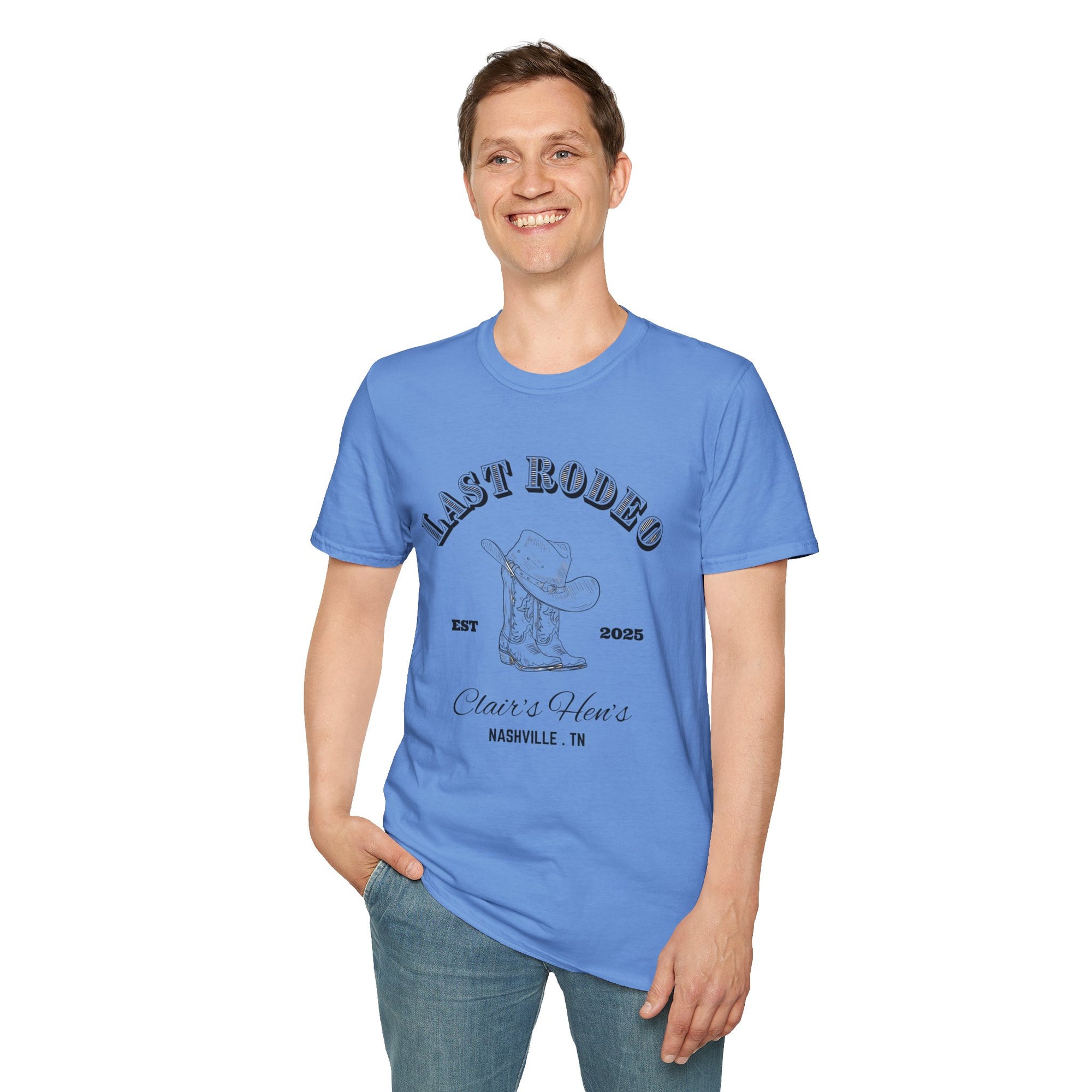 Last Rodeo Unisex Softstyle T-Shirt, Vintage Western Tee, Country Music Shirt, Nashville Souvenir, Festival Apparel