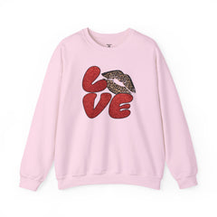 Love Graphic Sweatshirt, Cozy Crewneck for Couples, Valentine's Day Gift, Trendy Casual Wear, Fashionable Lounge Top