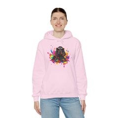 Colorful Artistic Sweatshirt, Unisex Hoodie, Vibrant Design Hoodie, Cozy Pullover, Perfect Gift for Art Lovers
