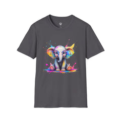 Cute Elephant Graphic T-Shirt, Fun Animal Tee, Gift for Animal Lovers, Casual Wear, Birthday, Eco-Friendly Cotton