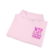 W.T.F. Wine Tasting Friends Hoodie - Unisex Heavy Blend Sweatshirt for Wine Lovers, Gift for Friends, Cozy Apparel for Tastings, Wine [...]