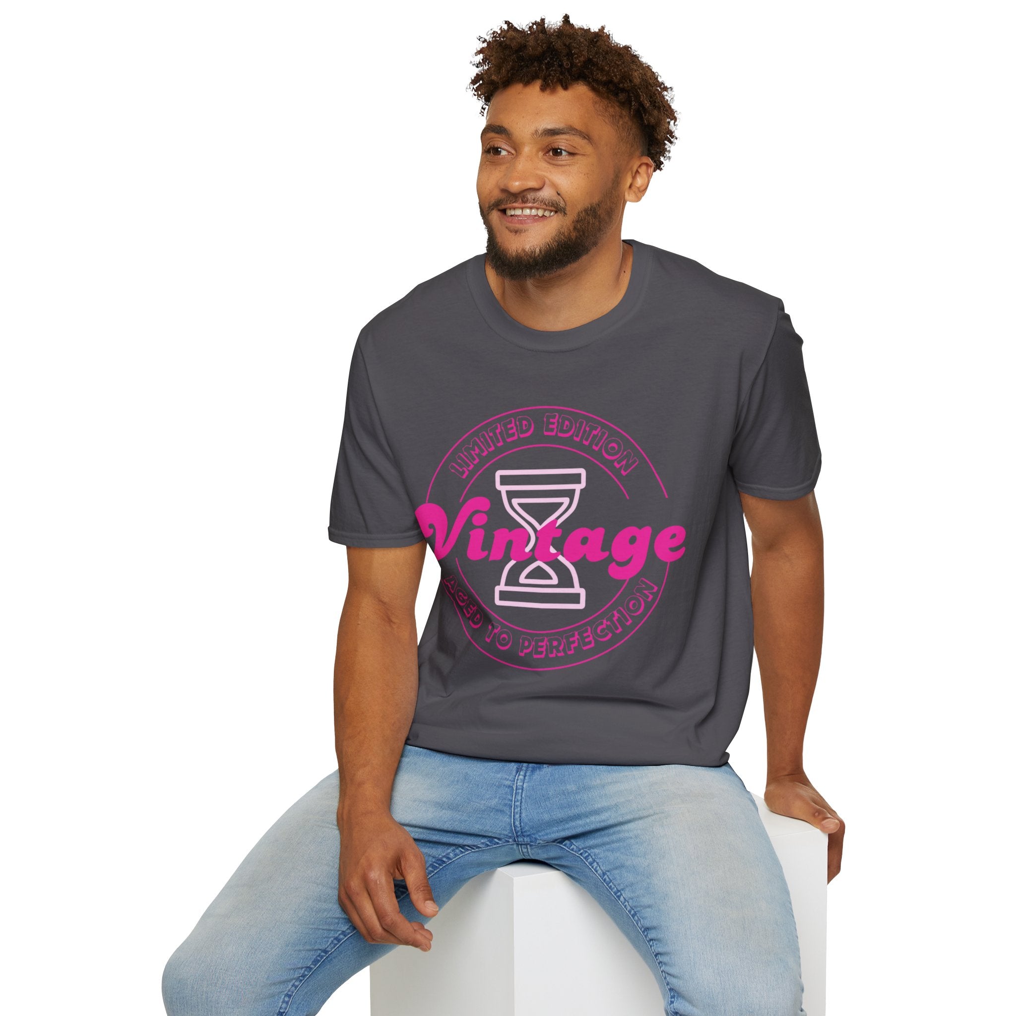 Vintage Inspired Unisex Softstyle T-Shirt - Perfect for Retro Lovers, Casual Outings, Birthdays, Anniversaries, Gift Ideas