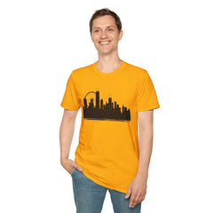 Skyline Unisex T-Shirt | City Lover Tee, Urban Art Shirt, Gift for Travelers, Vibrant Summer Apparel, Graphic T-Shirt