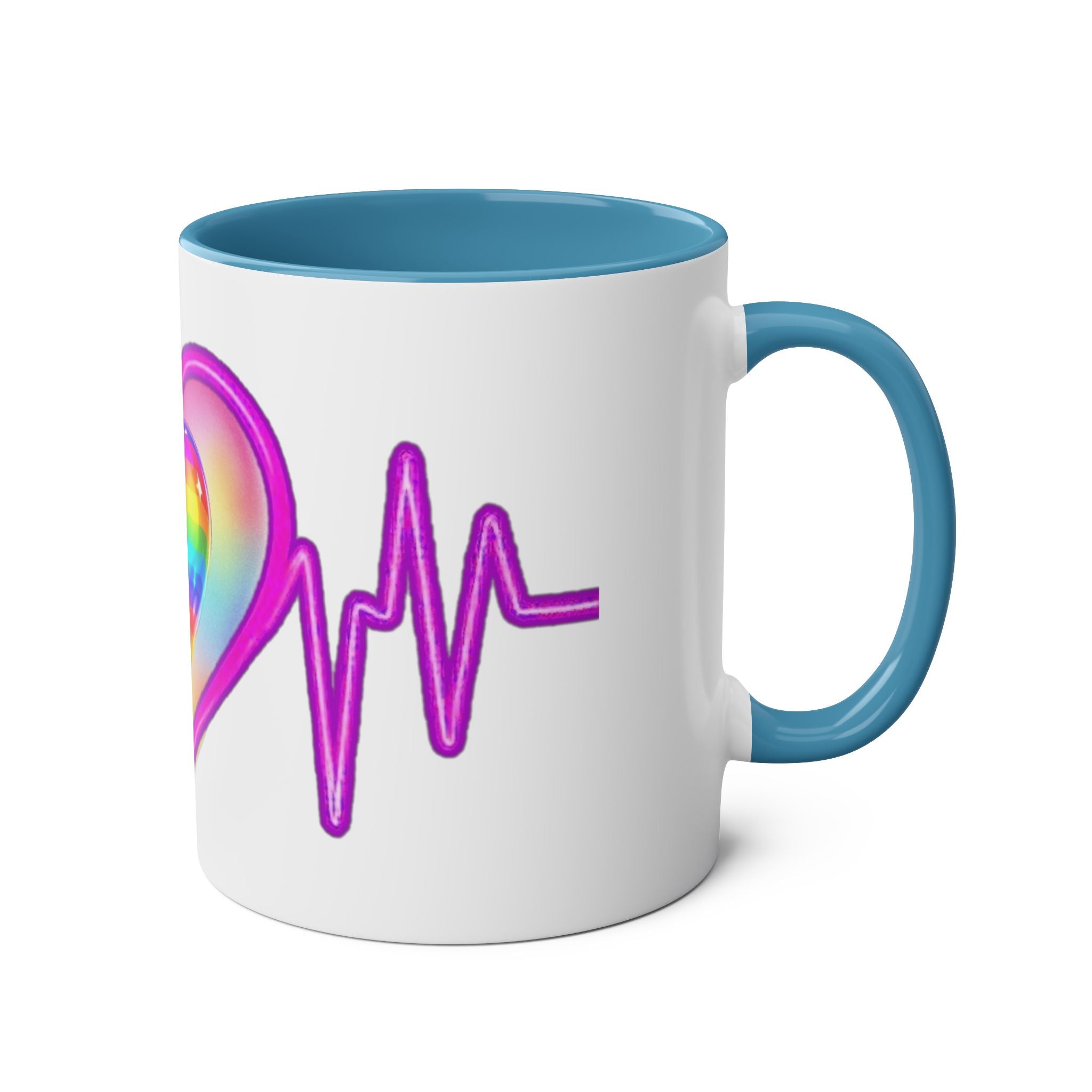 Vibrant Heartbeat Coffee Mug, Rainbow Heart Mug, Colorful Gift for LGBTQ+ Pride, Cute Coffee Cup for Heartfelt Moments, Artistic Mug [...]