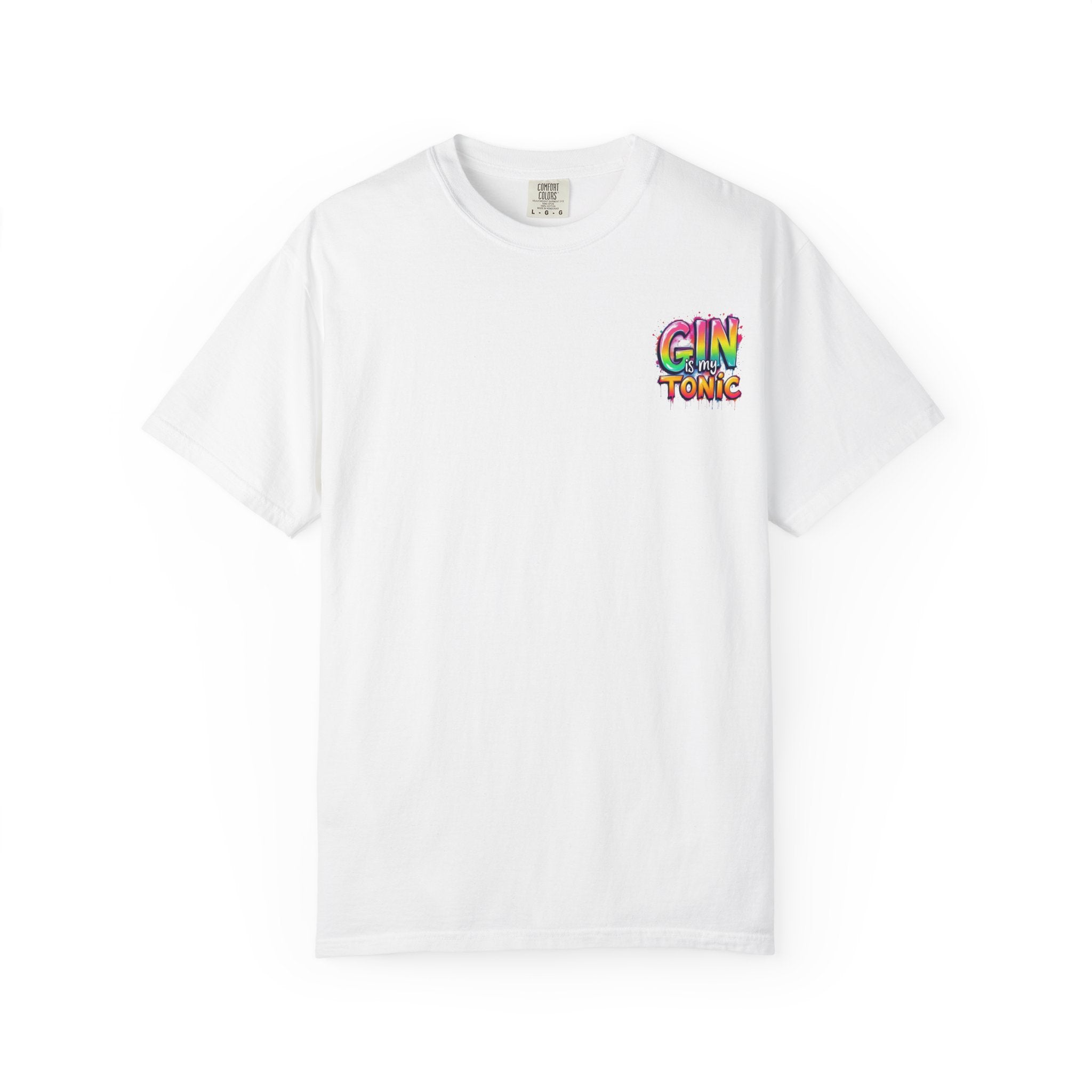 Gin is my Tonic Graphic T-Shirt, Unisex Vintage Tee, Perfect for Festivals, Beach Days, and Casual Wear, Gift for Sun Lovers
