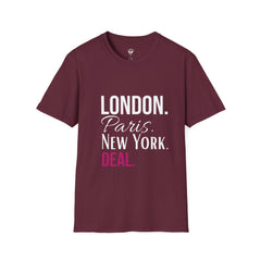 City Life Unisex T-Shirt - London, Paris, New York Deal Graphic Tee, Travel Fashion, Urban Style, Gift for Wanderlust, Streetwear