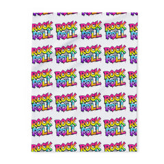 Rock & Roll Arctic Fleece Blanket, Cozy Throw, Music Lover Gift, Vibrant Decor, Concert Merchandise, Unique Home Accessory