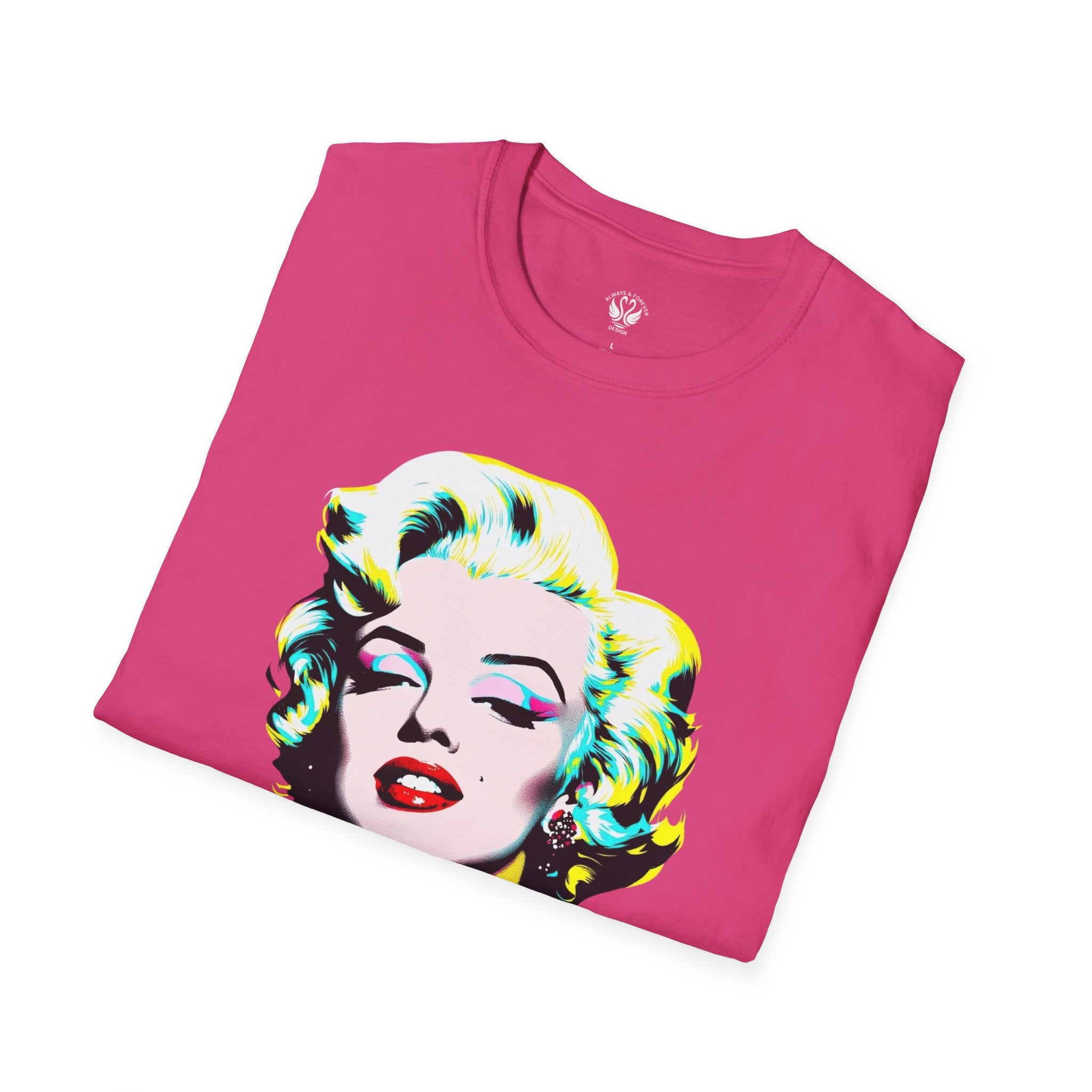 Pop Art Marilyn Monroe Unisex T-Shirt, Retro Tee, Vintage Style Shirt, Gift for Her, 90s Nostalgia Fashion