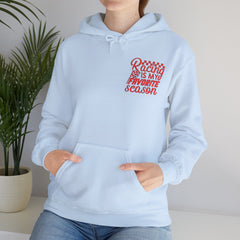 Racing-Themed Unisex Hoodie: Perfect for Race Fans, Cozy Gift for Motorsports Lovers, Ideal for Sports Events, Fall Fashion, Casual Wear