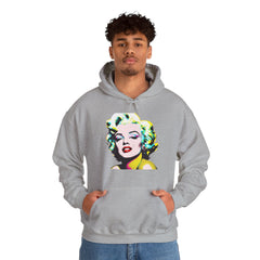 Colorful Marilyn Monroe Sweatshirt, Retro Hoodie, Pop Art Sweater, Unisex Lounge Wear, Gift for Art Lovers, Fashion Statement
