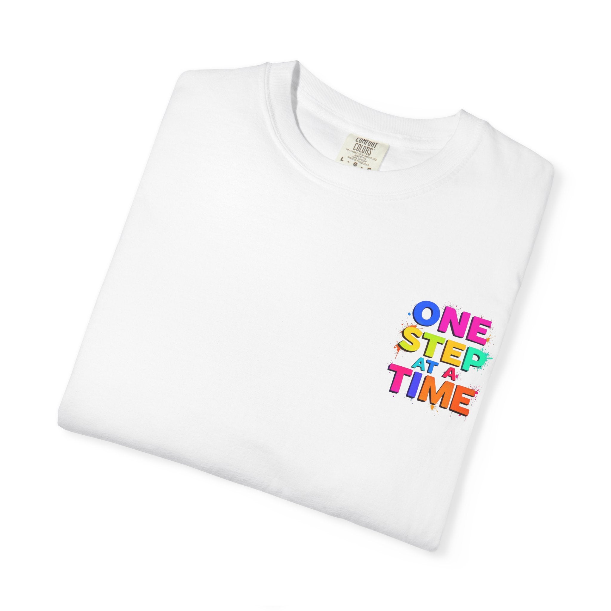 One Step at a Time Graphic T-Shirt, Unisex Vintage Tee, Perfect for Festivals, Beach Days, and Casual Wear, Gift for Sun Lovers