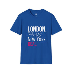 City Life Unisex T-Shirt - London, Paris, New York Deal Graphic Tee, Travel Fashion, Urban Style, Gift for Wanderlust, Streetwear
