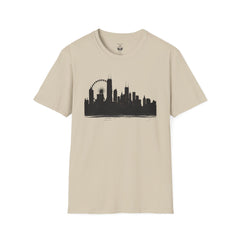 Skyline Unisex T-Shirt | City Lover Tee, Urban Art Shirt, Gift for Travelers, Vibrant Summer Apparel, Graphic T-Shirt