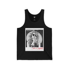 Legendary Vibe Unisex Jersey Tank - Casual Wear, Gift for Music Lovers, Summer Outfit, Statement Top, Festival Apparel