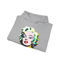 Colorful Marilyn Monroe Sweatshirt, Retro Hoodie, Pop Art Sweater, Unisex Lounge Wear, Gift for Art Lovers, Fashion Statement