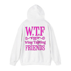 W.T.F. Wine Tasting Friends Hoodie - Unisex Heavy Blend Sweatshirt for Wine Lovers, Gift for Friends, Cozy Apparel for Tastings, Wine [...]