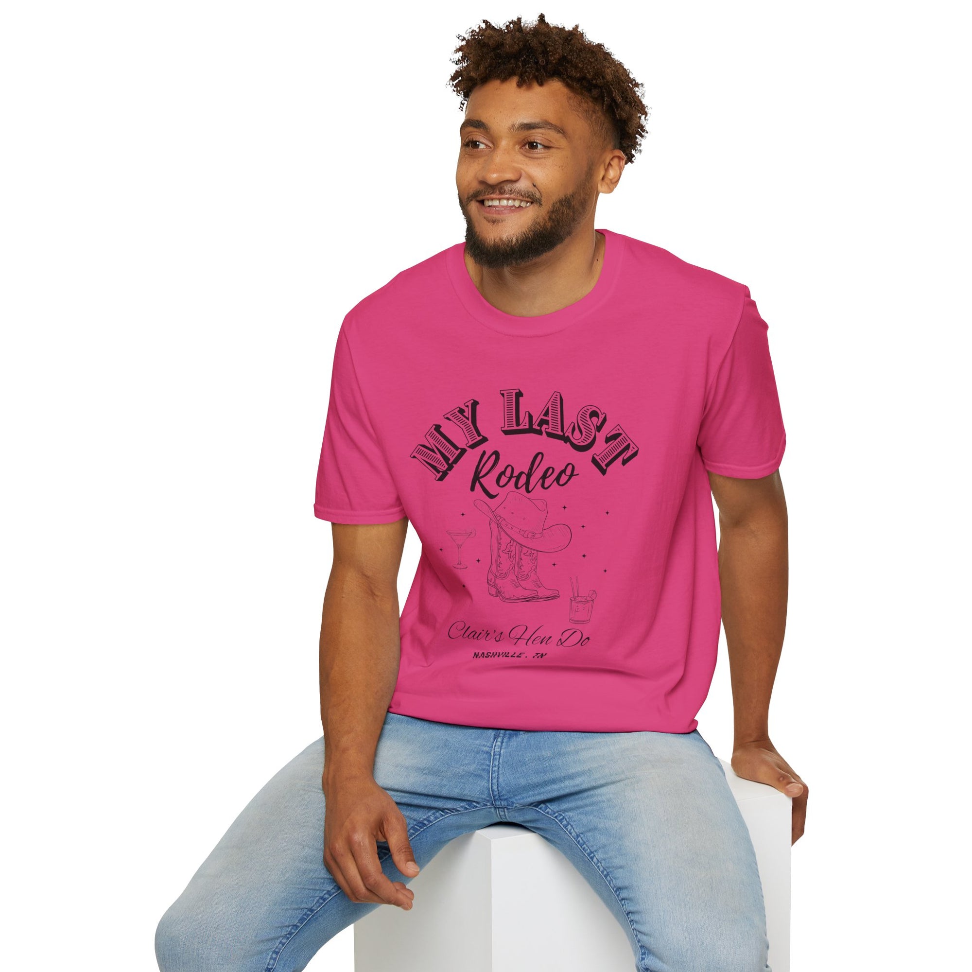 My Last Rodeo T-Shirt, Unisex Softstyle Tee, Cowboy Lover Gift, Western Apparel, Festival Outfit, Casual Wear, Rodeo Enthusiast