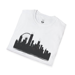Skyline Unisex T-Shirt | City Lover Tee, Urban Art Shirt, Gift for Travelers, Vibrant Summer Apparel, Graphic T-Shirt