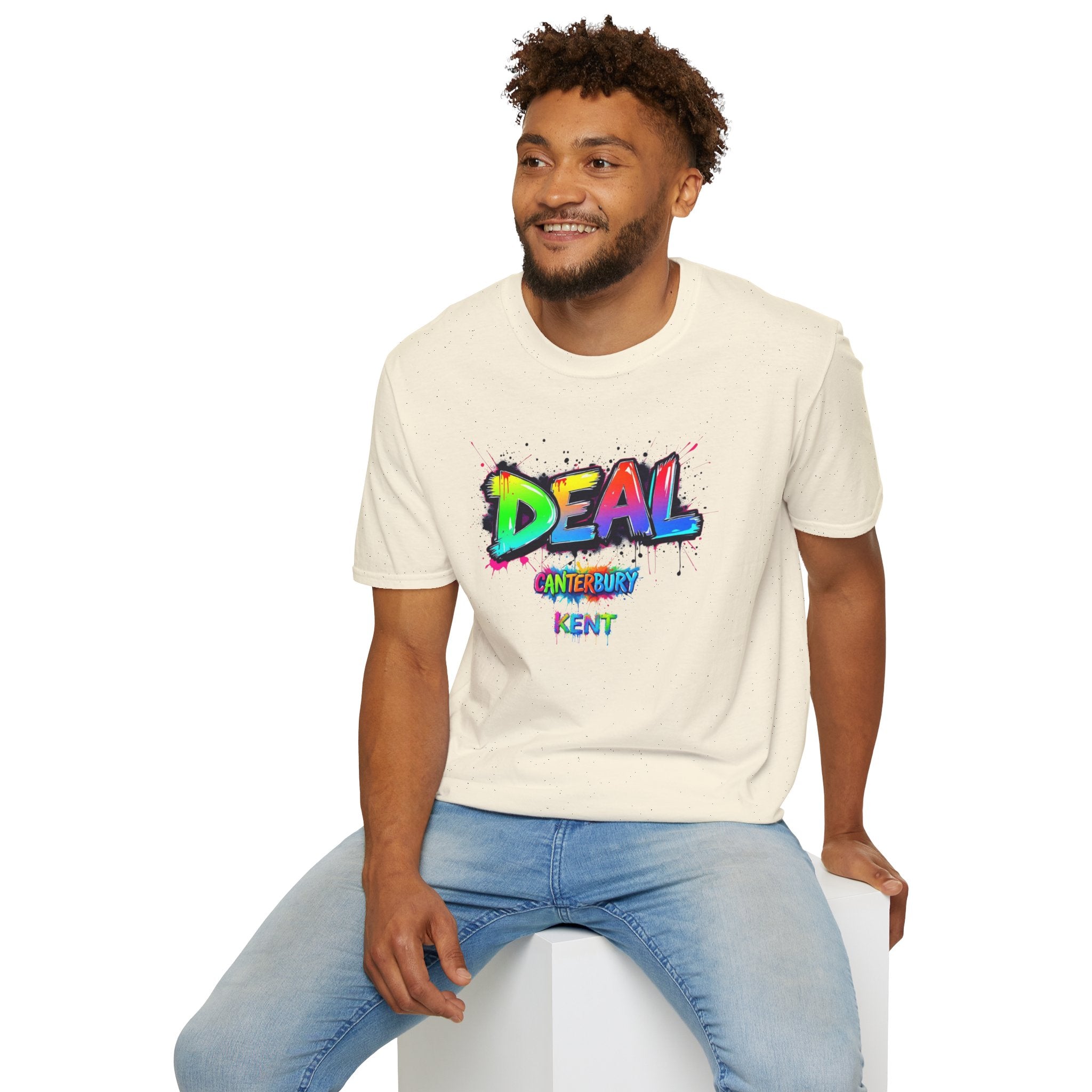 Colorful Graffiti Unisex T-Shirt, Trendy Streetwear Tee, Fun Casual Wear, Gift for Art Lovers, Summer Outfit