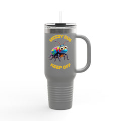 Colorful Messy Bug Insulated Travel Mug - 40oz