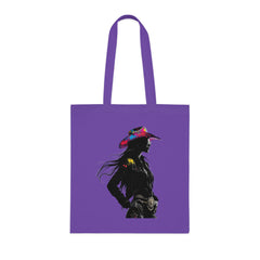 Cowgirl Spirit Cotton Tote Bag | Fun, Stylish, Eco-Friendly Bag for Farmers Markets, Beach Days, Shopping, Gifts