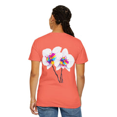 Flower  Unisex Party T-Shirt - Bright & Fun Graphic Tee for Celebrations, Summer Events, Festivals, Birthdays, Casual Wear