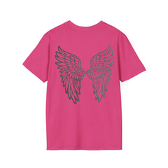 Angel Wings Unisex T-Shirt, Softstyle Tee, Cute Gift, Casual Wear, Inspirational Shirt, Everyday Comfort