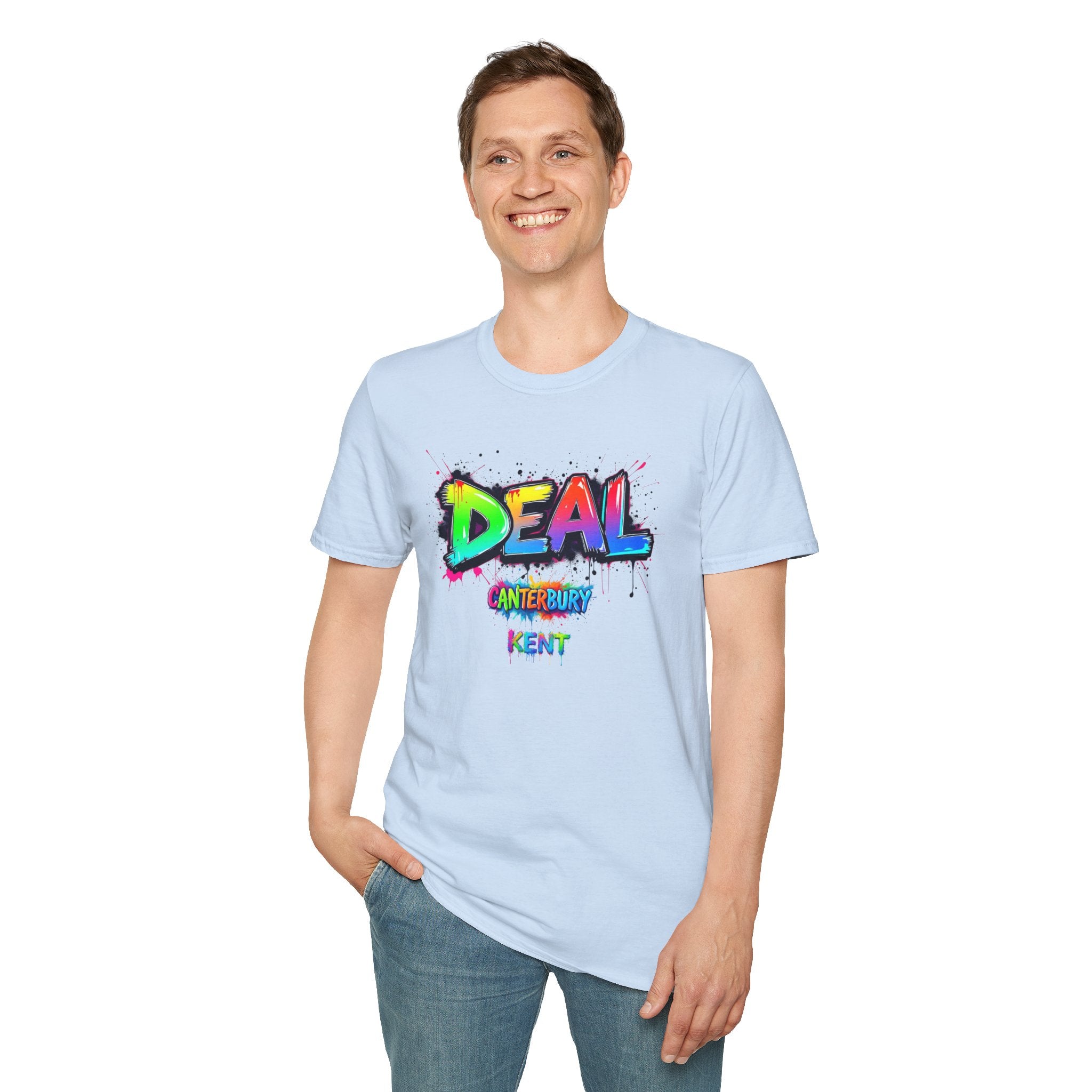 Colorful Graffiti Unisex T-Shirt, Trendy Streetwear Tee, Fun Casual Wear, Gift for Art Lovers, Summer Outfit