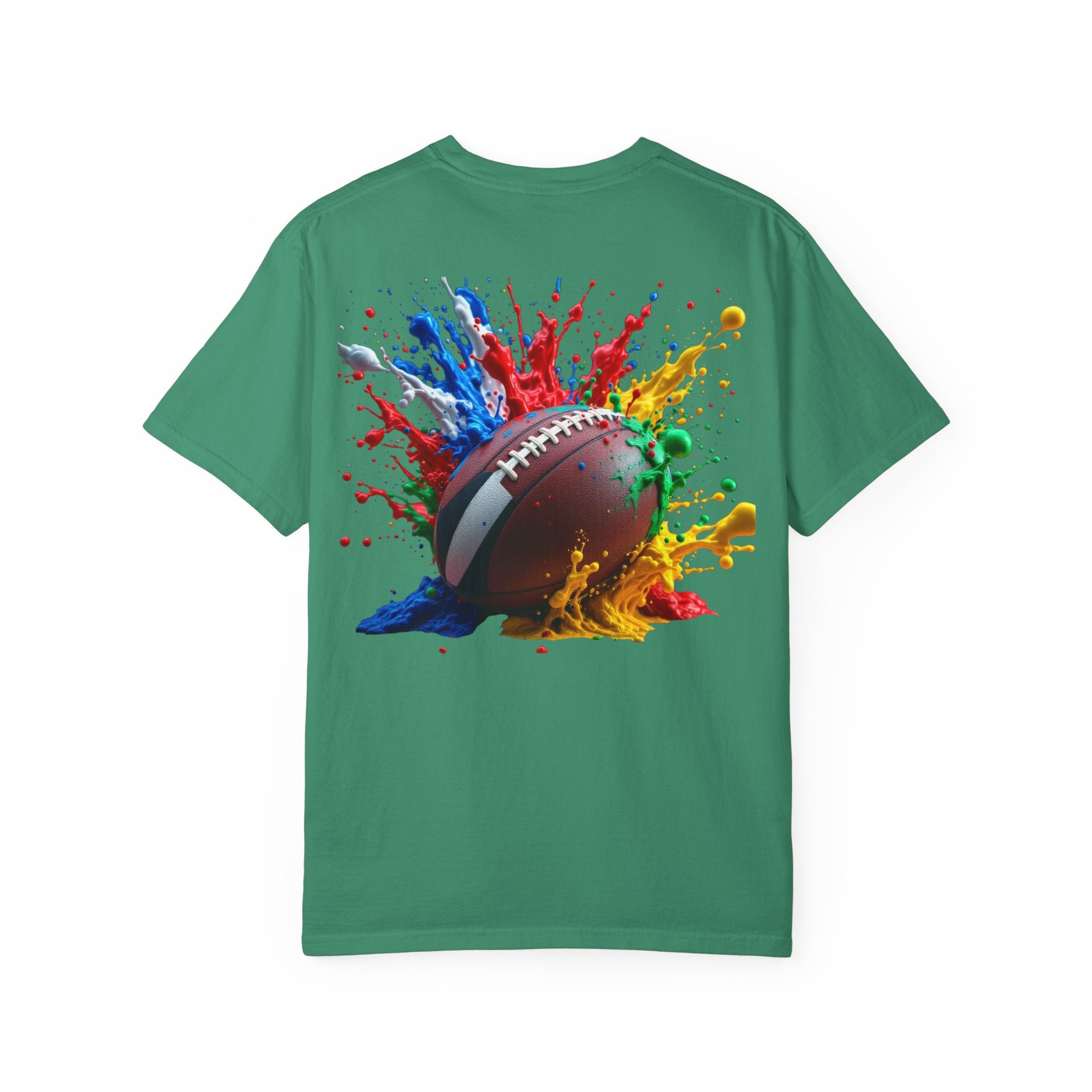 Rugby Ball Graphic T-Shirt, Unisex Vintage Tee, Perfect for Festivals, Beach Days, and Casual Wear, Gift for Sun Lovers