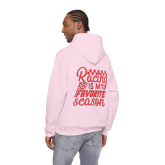 Racing-Themed Unisex Hoodie: Perfect for Race Fans, Cozy Gift for Motorsports Lovers, Ideal for Sports Events, Fall Fashion, Casual Wear