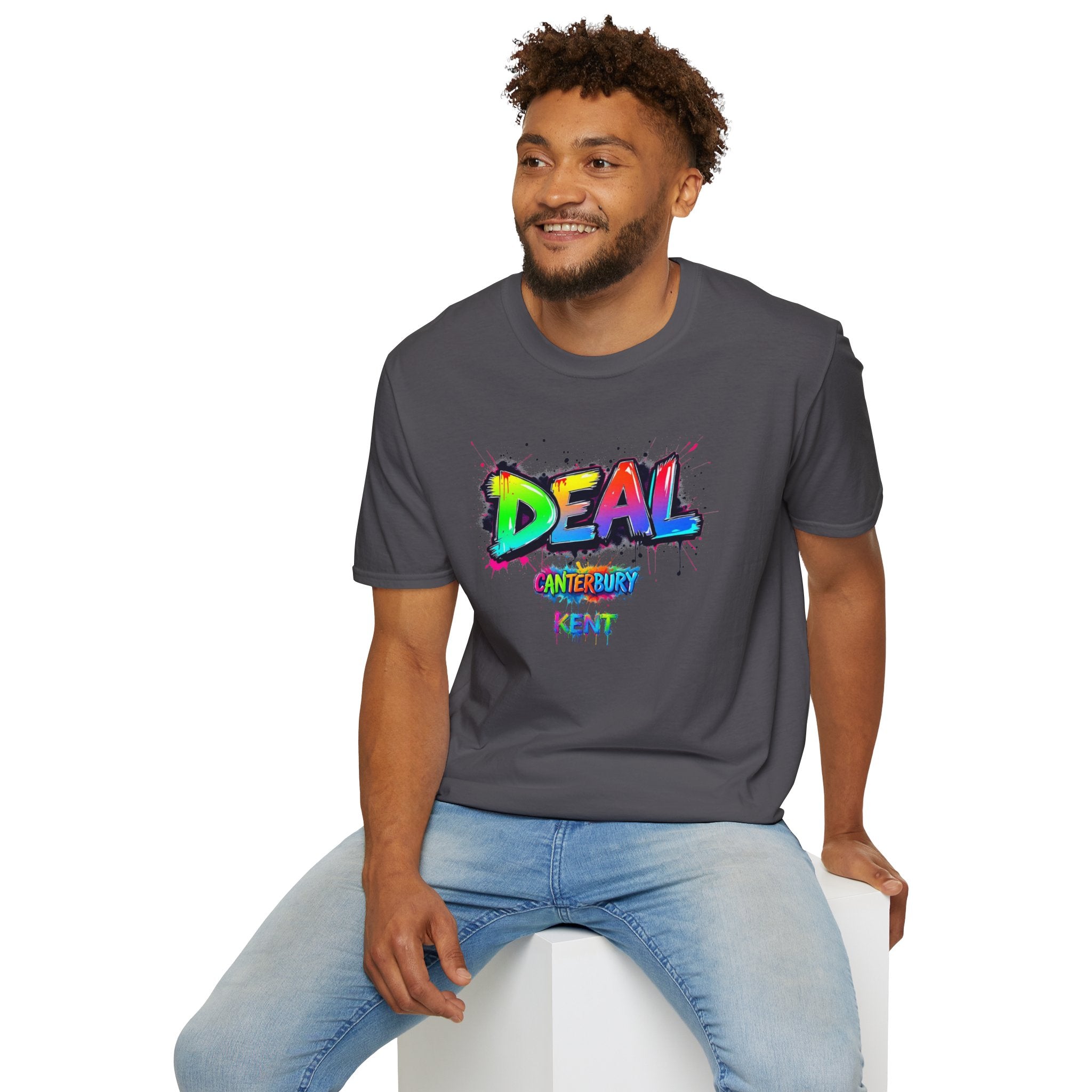 Colorful Graffiti Unisex T-Shirt, Trendy Streetwear Tee, Fun Casual Wear, Gift for Art Lovers, Summer Outfit