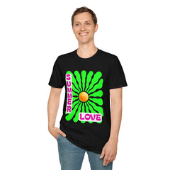Retro Summer Love T-Shirt | Unisex, Colorful Graphic Tee, Perfect for Festivals, Beach Days, and Summer Celebrations