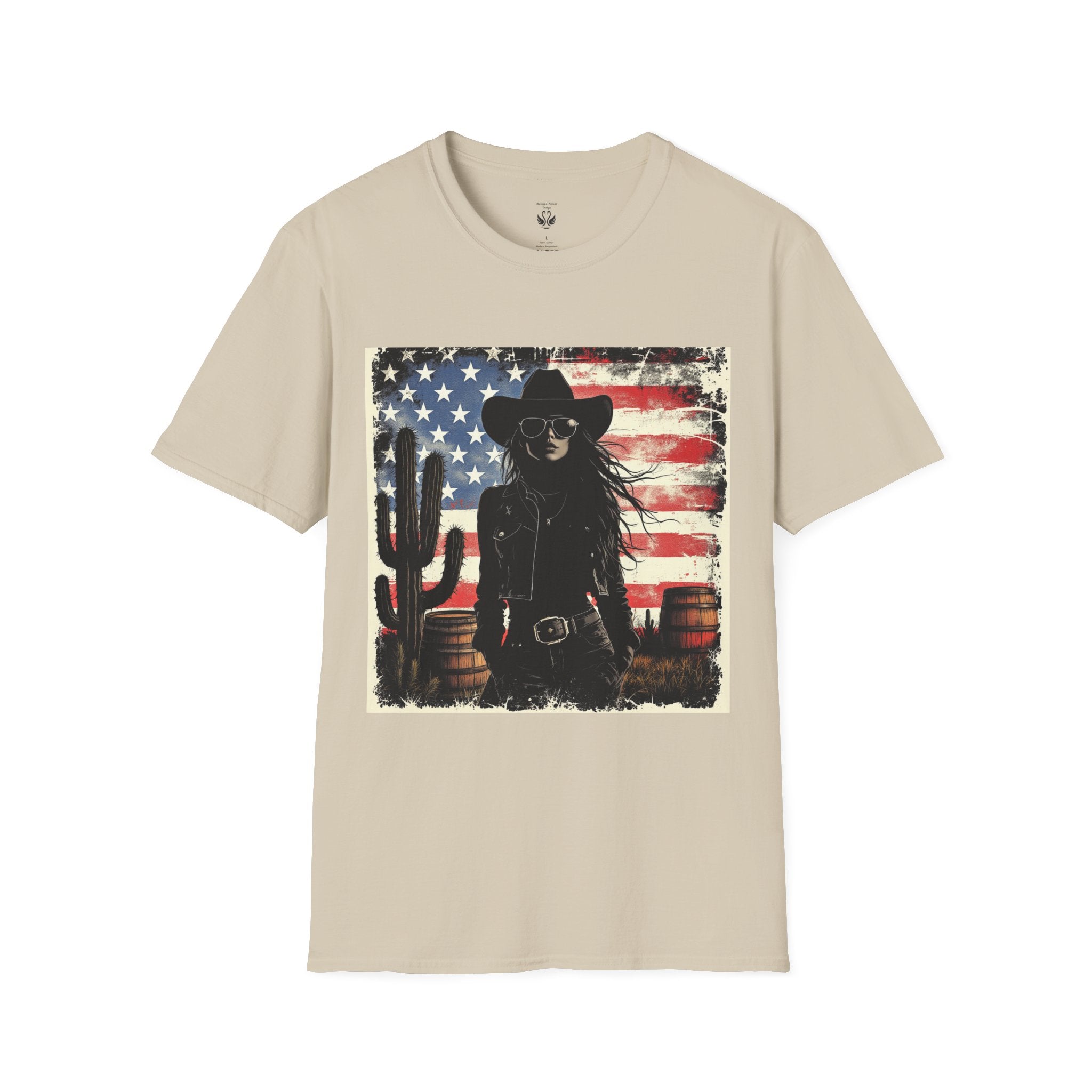 Stylish Western Graphic Tee, Cowboy T-Shirt, Americana Apparel, Unisex Casual Shirt, Summer Wardrobe Essential, Gift For Western Lovers