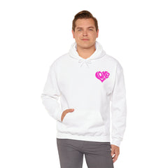 Cozy Love Heart Hoodie | Unisex Sweatshirt for Valentine's Day, Gift for Her, Celebrations, Casual Wear, Anniversary